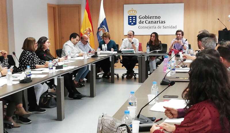 Imagen de la mesa sectorial de negociación celebrada este jueves (Foto TA)